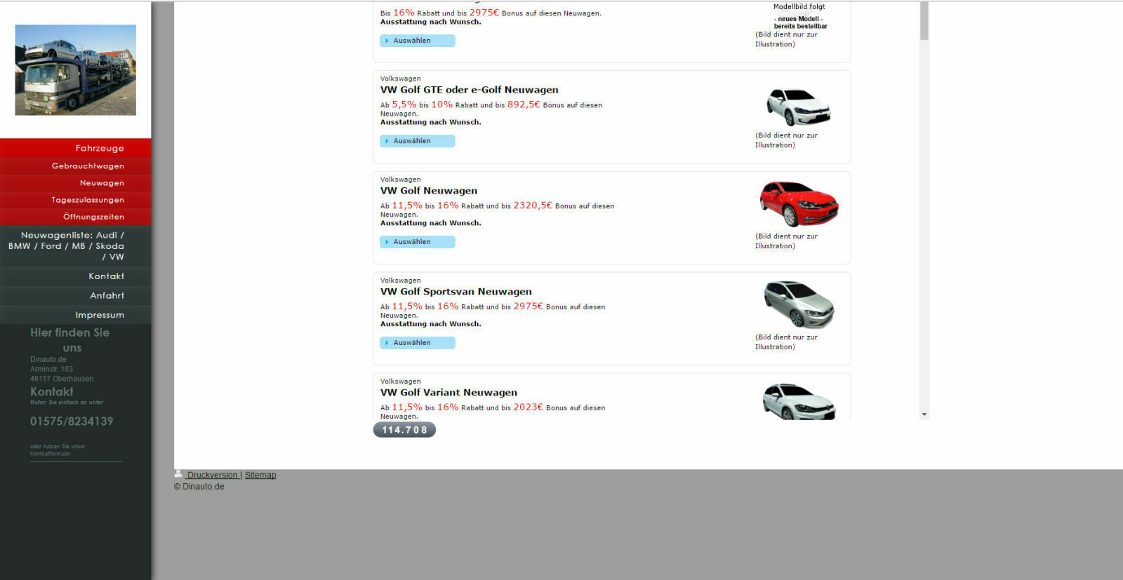 Golf VII GTI Performace Facelift bestellbar und im Konfigurator