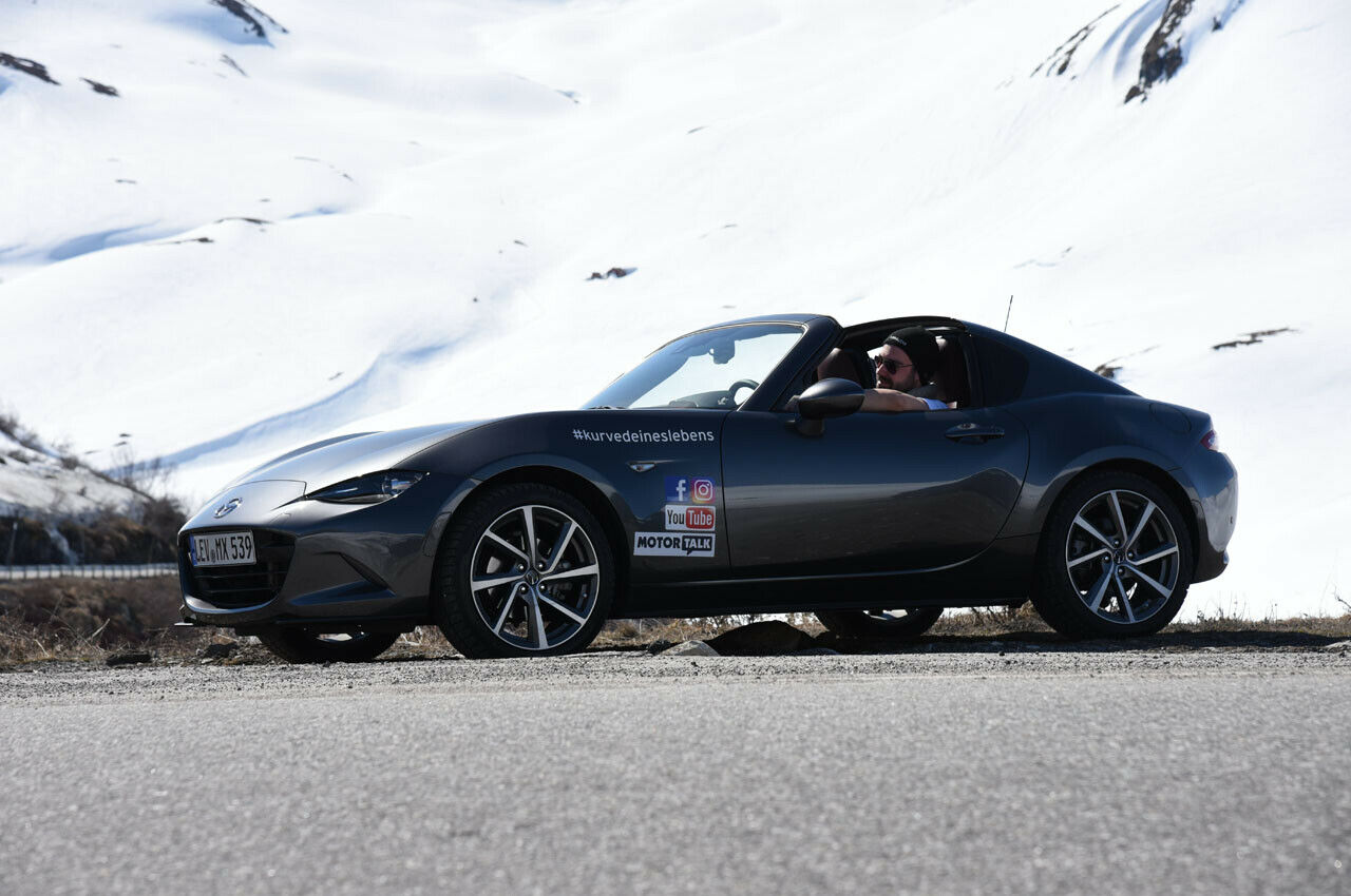 Im T-Shirt die Gletscherstraße entlang