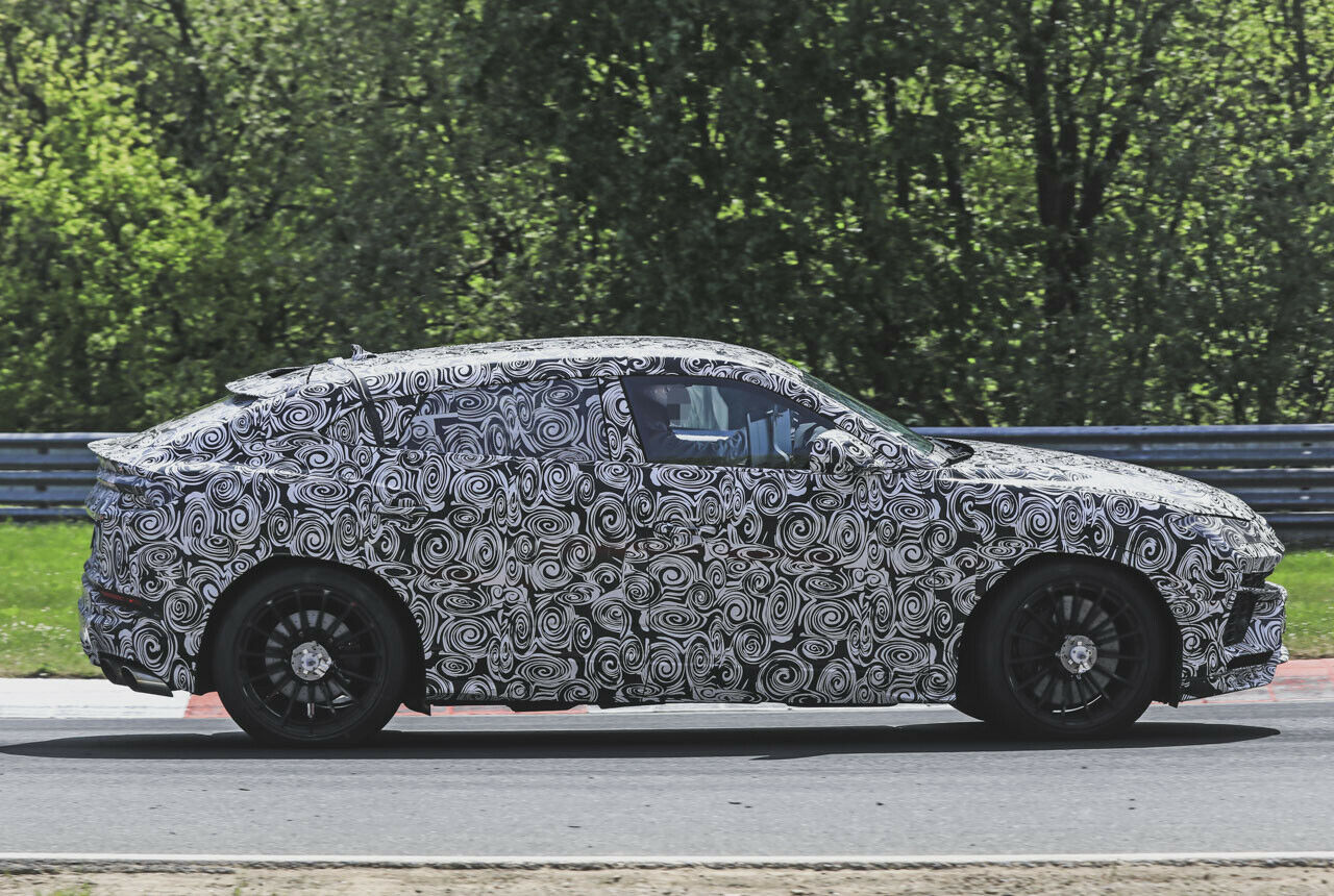 Die Seitenlinie des Urus blieb gegen&uuml;ber der Studie von 2012 fast unver&auml;ndert