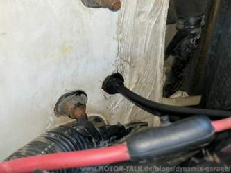 Die neue Dichtung in der Feuerwand