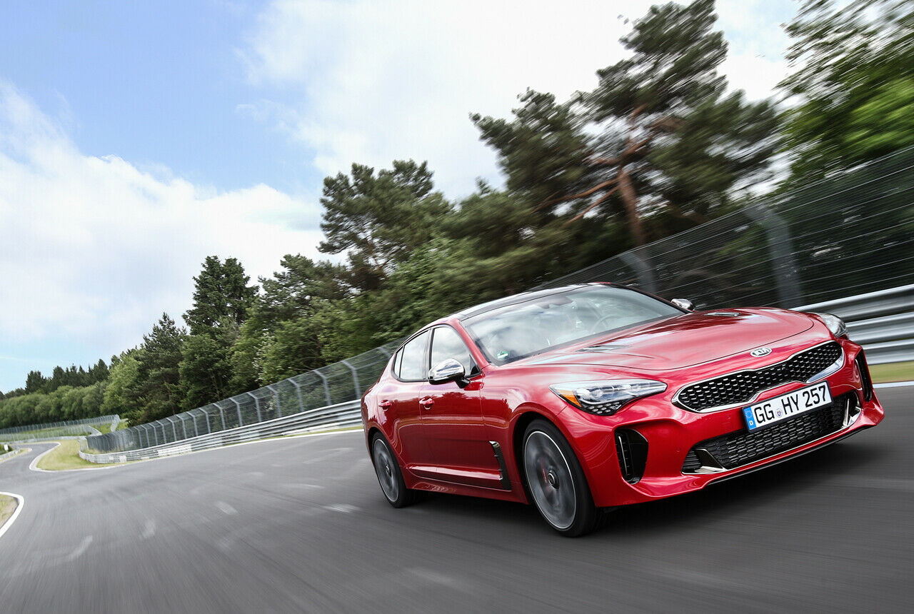 Der Kia Stinger GT kommt zunächst nur mit Allradantrieb auf den deutschen Markt