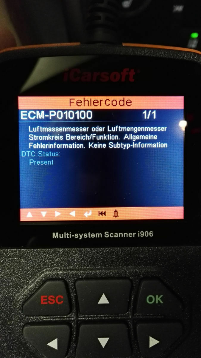 Volvo XC60: Sporadische Fehlermeldung: Reduzierte Motorleistung