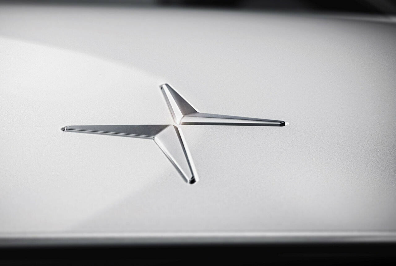 Polestar Logo: Wenn auf der Motorhaube eines Volvo künftig dieses Zeichen klebt, steckt elektrifizierte Performance drunter