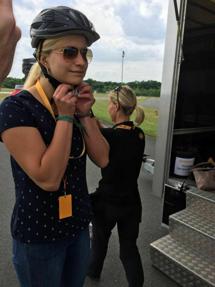 Auch auf dem Fahrrad gilt: Sicherheit geht vor