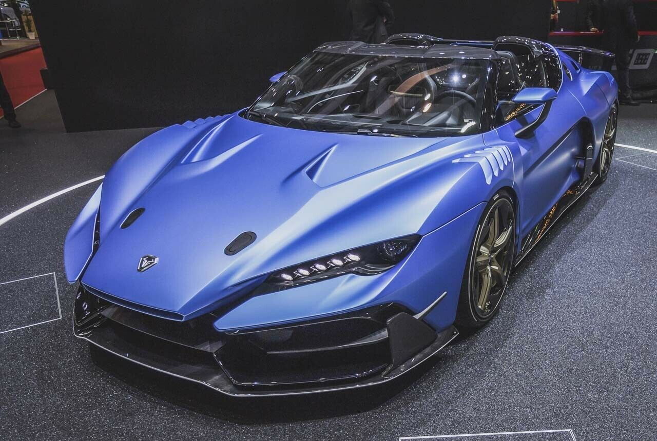 Italdesign nutzt beim Zerouno Roadster die technische Basis von Lamborghini Huracán und Audi R8, fertigt jedoch eine eigene Kohlefaser-Karosse