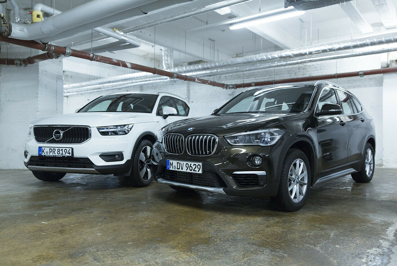 BMW X1 und Volvo Xc40 treten beide in der gleichen Klasse an: Premium-SUV im Kompaktsegment