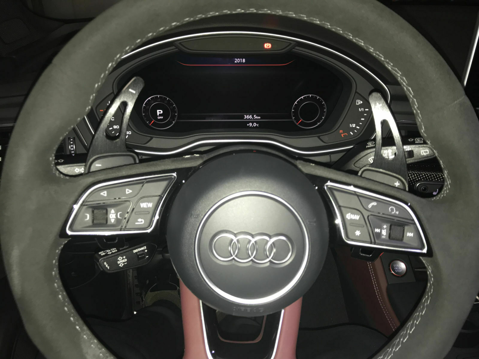 Schaltwippenverlängerung im A4