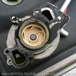 Wasserpumpe von innen