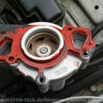 Dichtung mit Dichtungsmasse aufgetragen