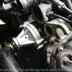 Wasserpumpe im eingebauten Zustand