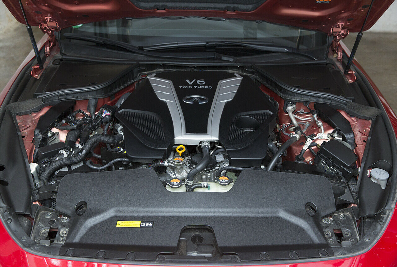 Infiniti entlockt dem Twin-Turbo-V6 mehr als 400 PS, aber nur 475 Nm Drehmoment
