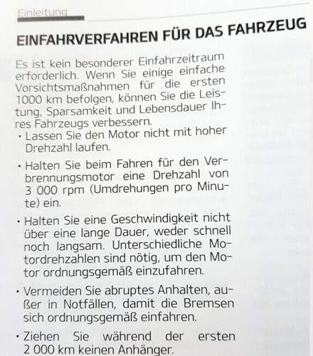 Kia-einfahren