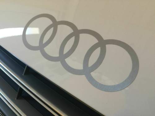 Audiringe Folie Alu brushed