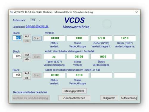 Mwb-verdeck-schliesst-nicht