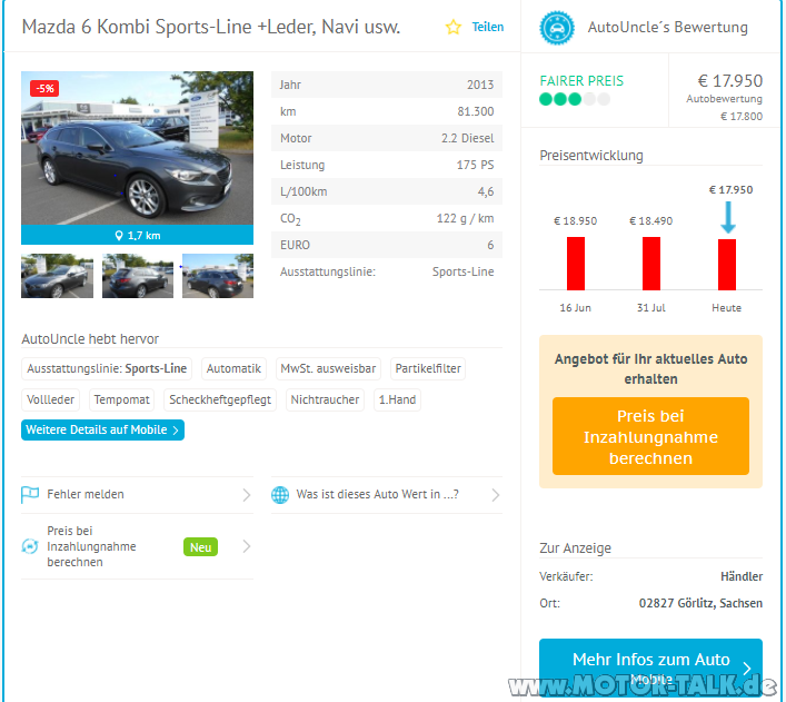 Kaufberatung Mazda 6