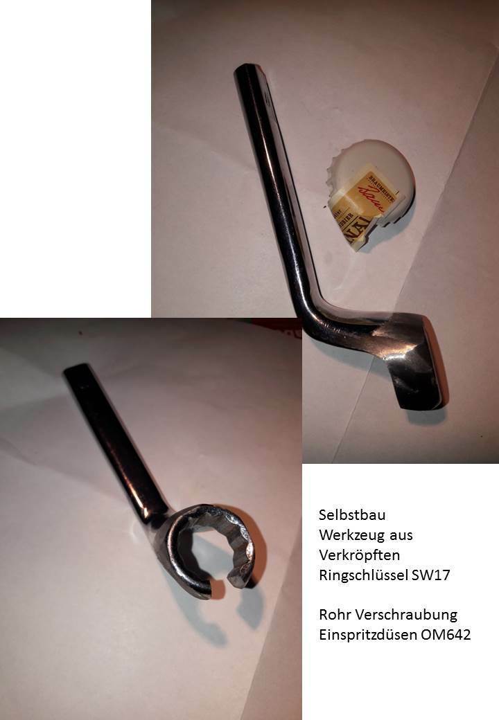 6 Injektoren heute ausgebaut OM642.920 280 CDI (V6)