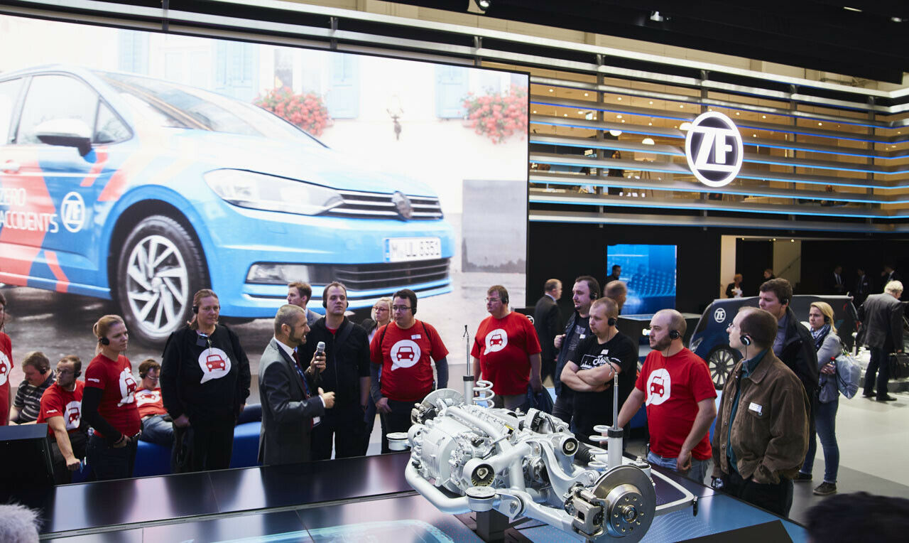 Impressionen vom ZF-Stand auf der IAA 2017