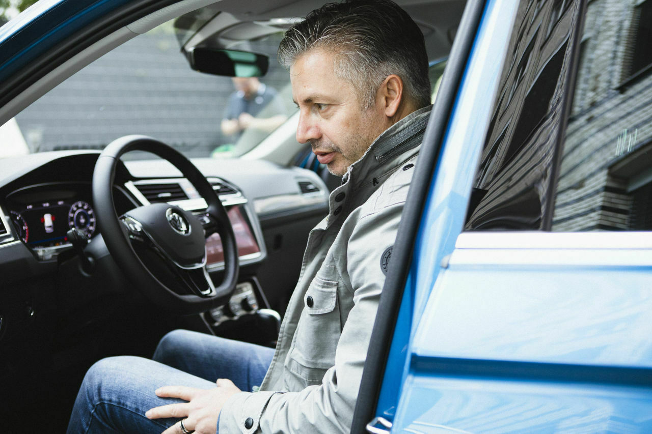 Kostas lernt seinen Tiguan II kennen