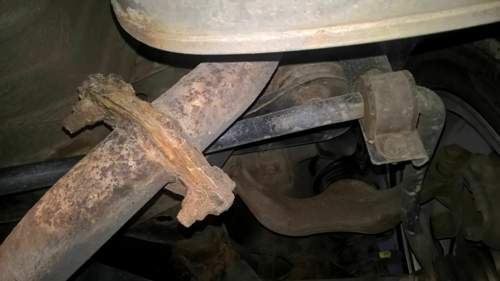 Verbindung Endtopf-Y-Rohr