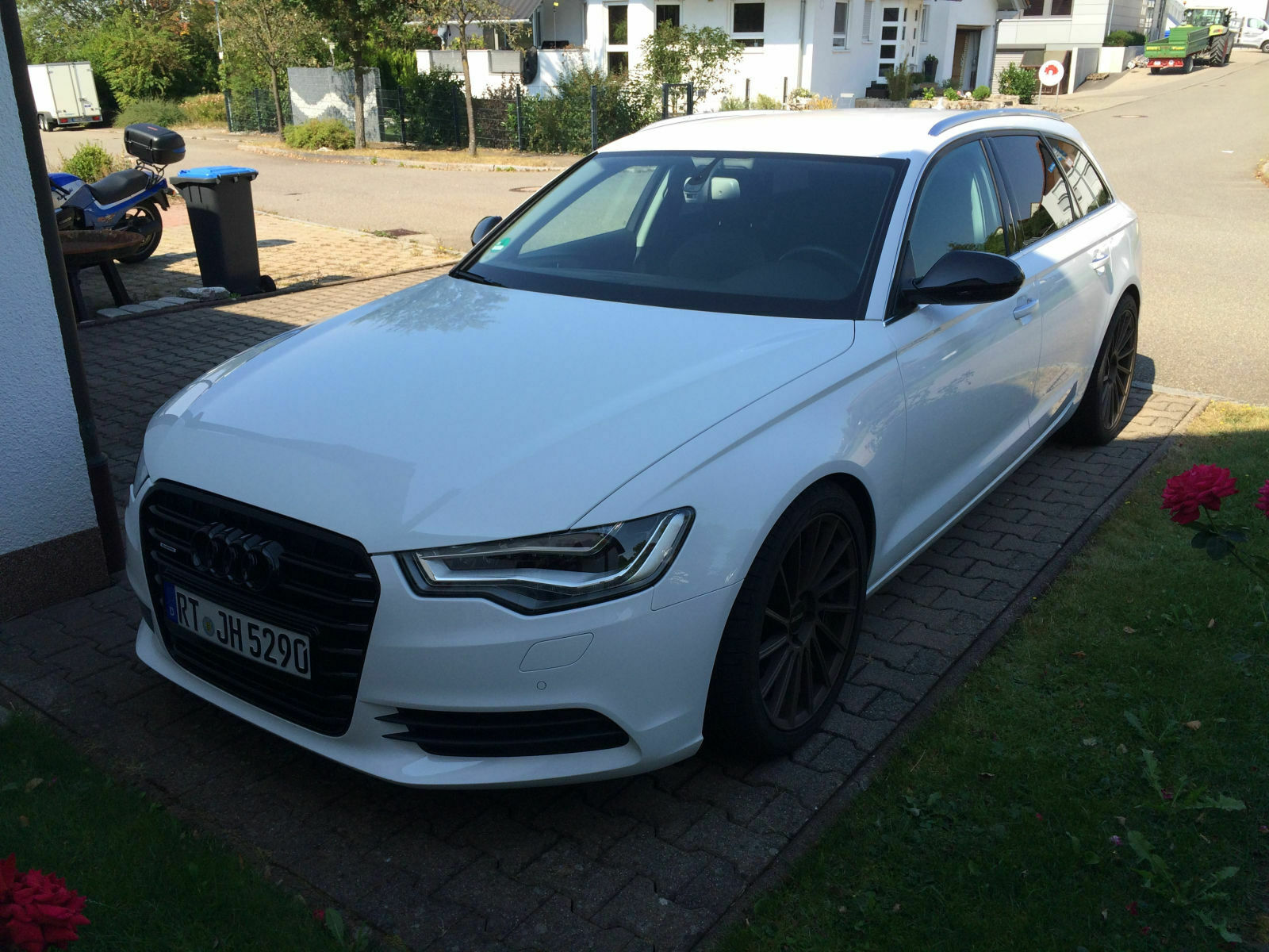 Audi A6 4G 19" und 35mm Federn