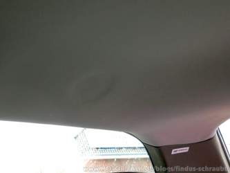 Gepacknetzhalter - Markierung am Himmel