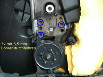 fehlende Löcher bohren