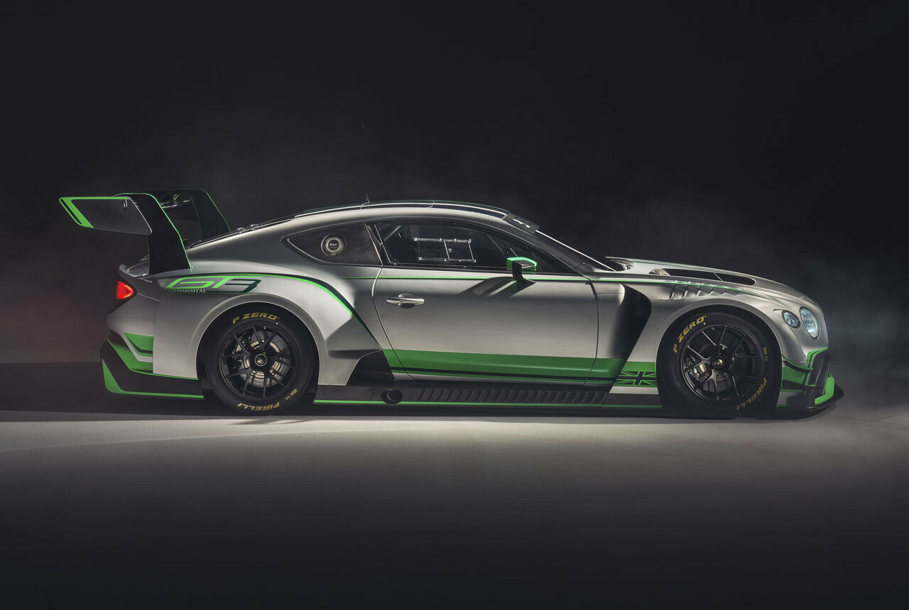 Motor vorne, Getriebe hinten: Im Bentley Continental GT3 soll die Transaxle-Bauweise für eine ausgewogene Gewichtsverteilung sorgen