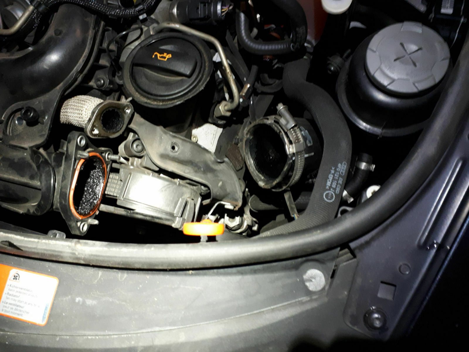 Saugrohrklappe 2 Audi 2,7 TDI