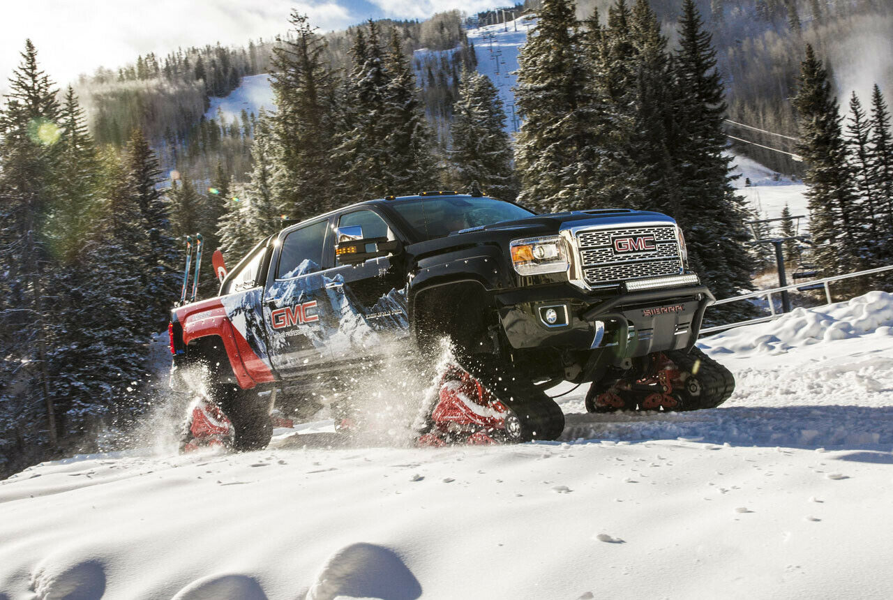 Das Einzelstück fährt zu Werbezwecken den gesamten Winter über durch ein Skigebiet in Colorado