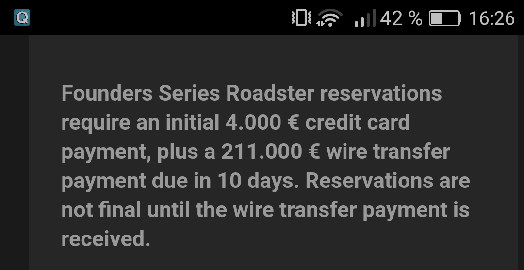 Tesla Roadster II - Infos und Diskussionen