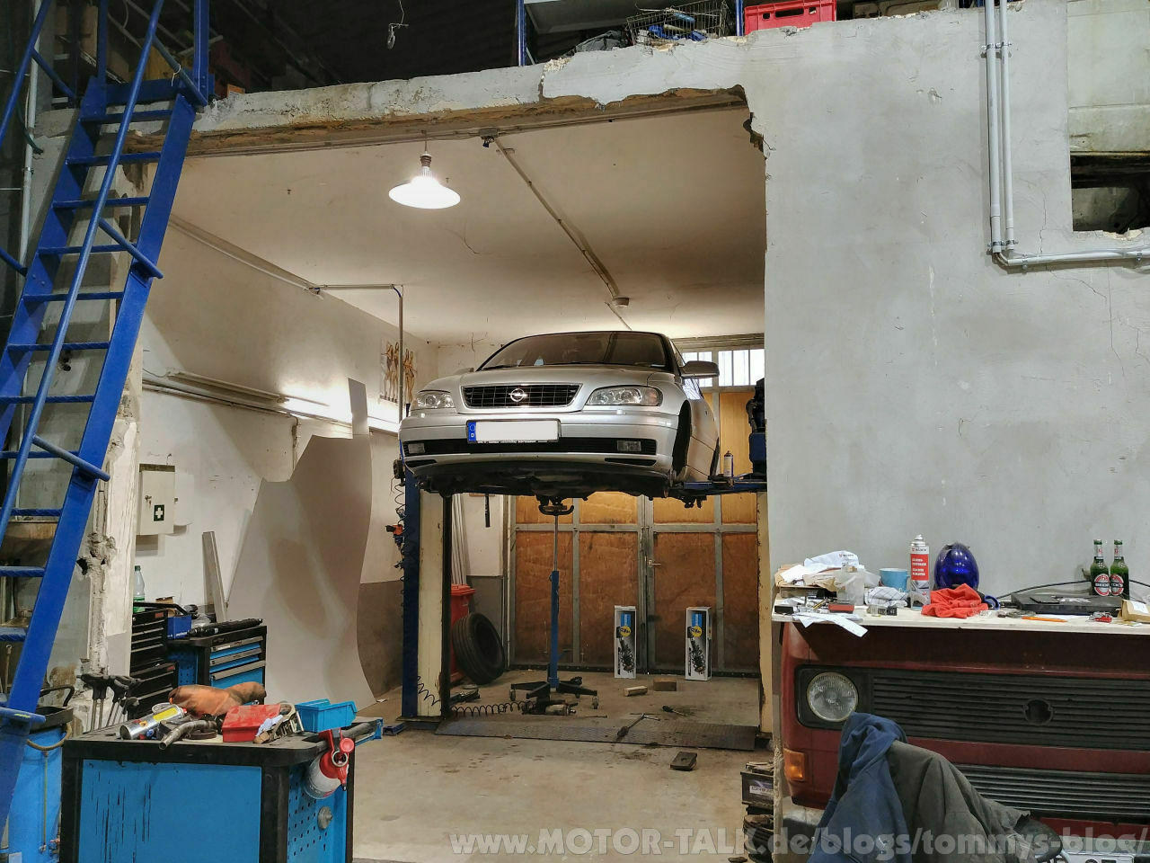 Erneuerung des Fahrwerks: Opel Omega B 3.0 DTI 24V