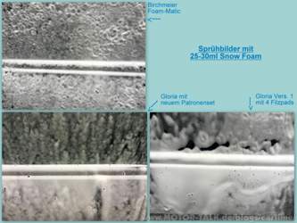 Schaumbilder mit 25-30 ml