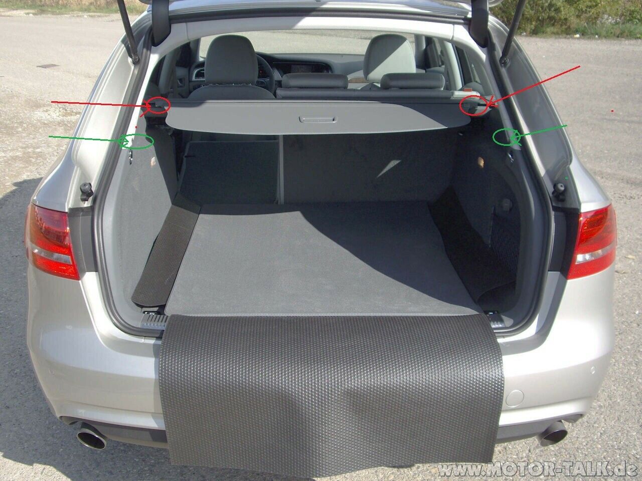 Klackern/Klappern aus Heck/Kofferraum beim Avant