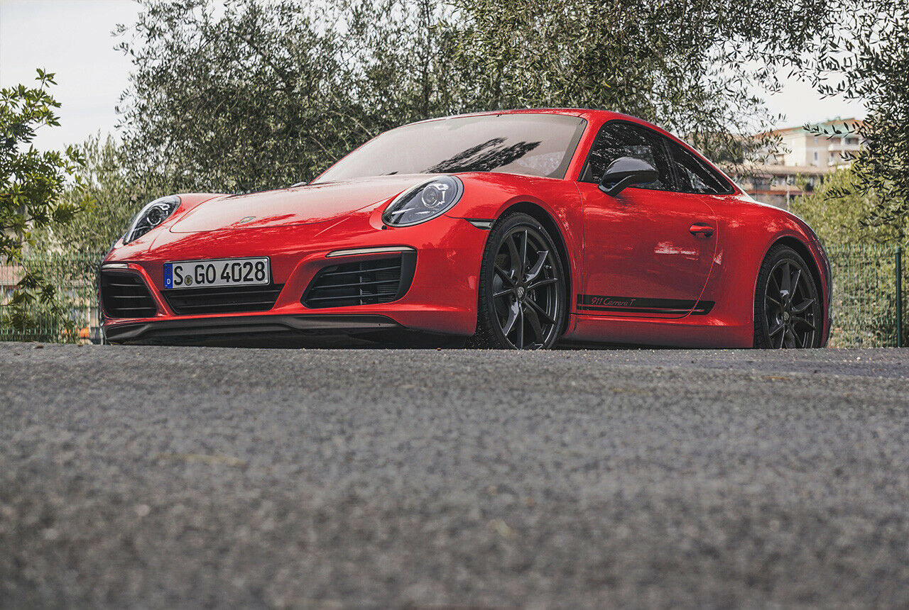 Eine Spezialität des Porsche 911 T ist das kürzer übersetzte, manuelle Siebengang-Getriebe