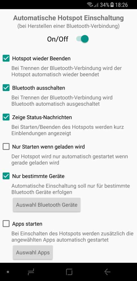 Automatischer Wlan Hotspot?