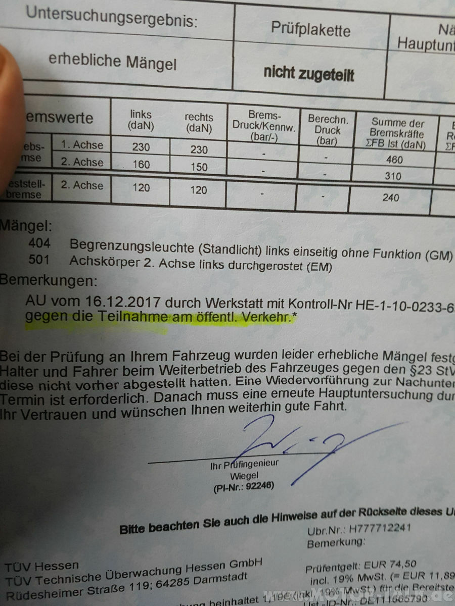 Hinterachse wechseln