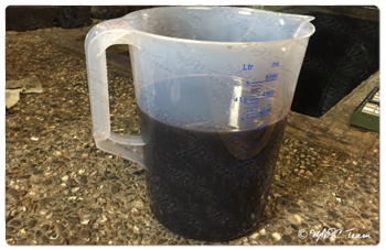 Abgelassene Menge: Nur 3,5 Liter