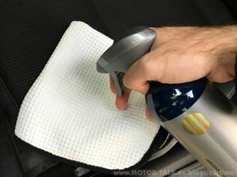 etwas in Waffeltuch geben...