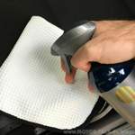 Etwas in Waffeltuch geben...