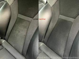 Vorher/nachher Vergleich Sonax InnenRaumReiniger