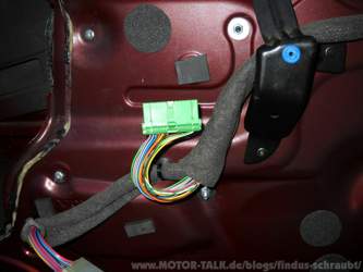 Fensterheber geschraubt