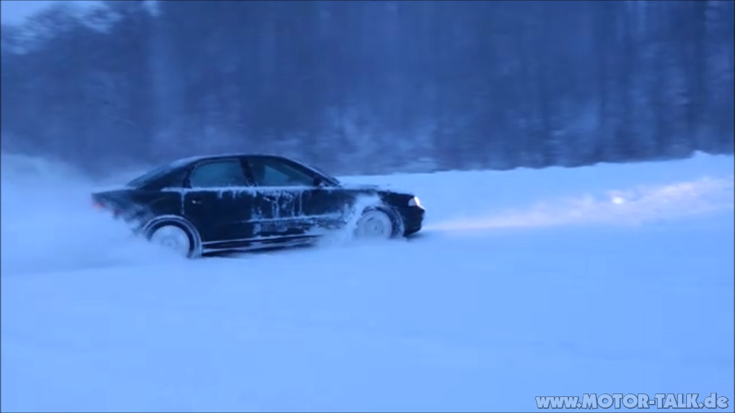 Auf allen Vieren durch den Winter - A4 B5 1.8 T Quattro