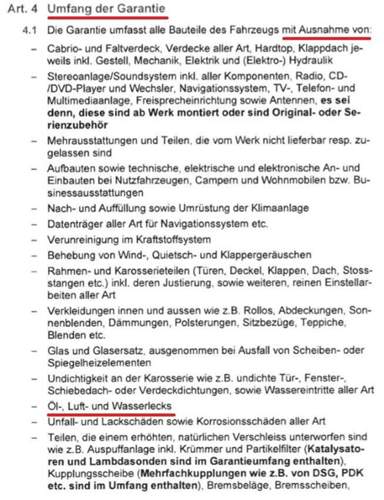 Volkswagen Anschlussgarantie / Gebrauchtwagen Garant...