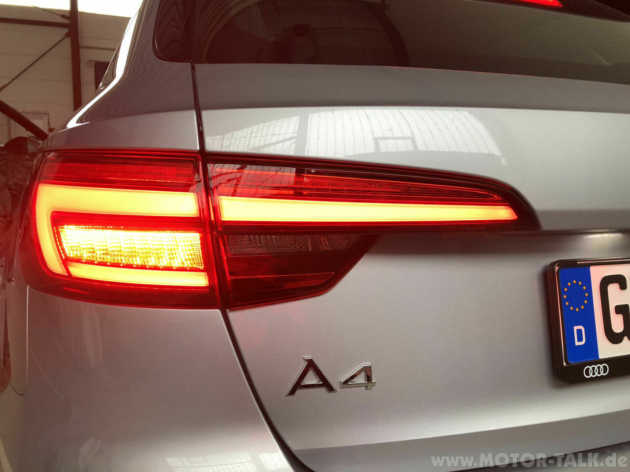 Audi A4 8W Halogen auf LED Rückleuchten mit dynamische Blinker