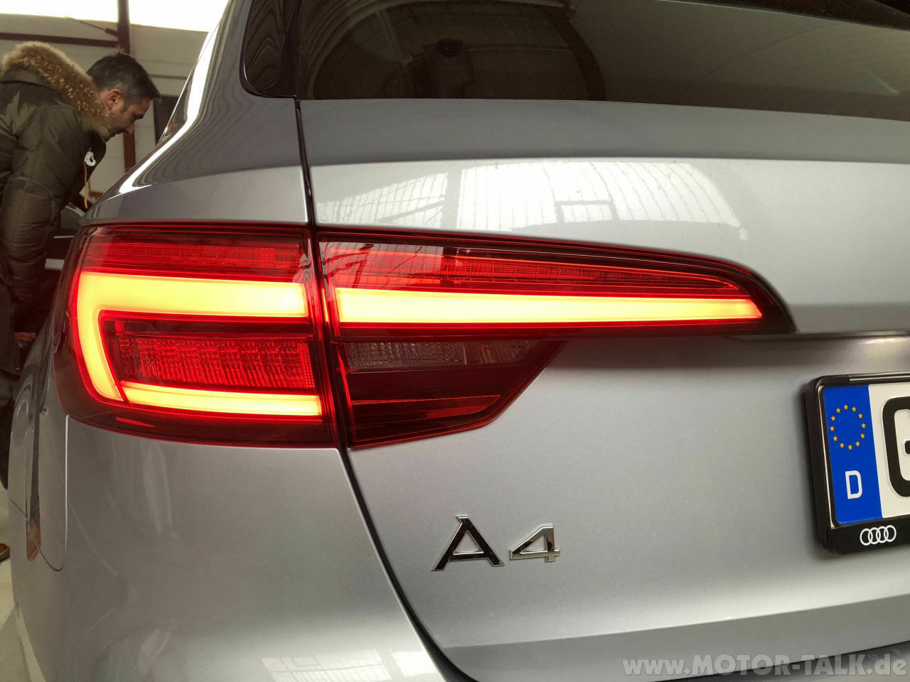 Audi A4 8W Halogen auf LED Rückleuchten mit dynamische Blinker