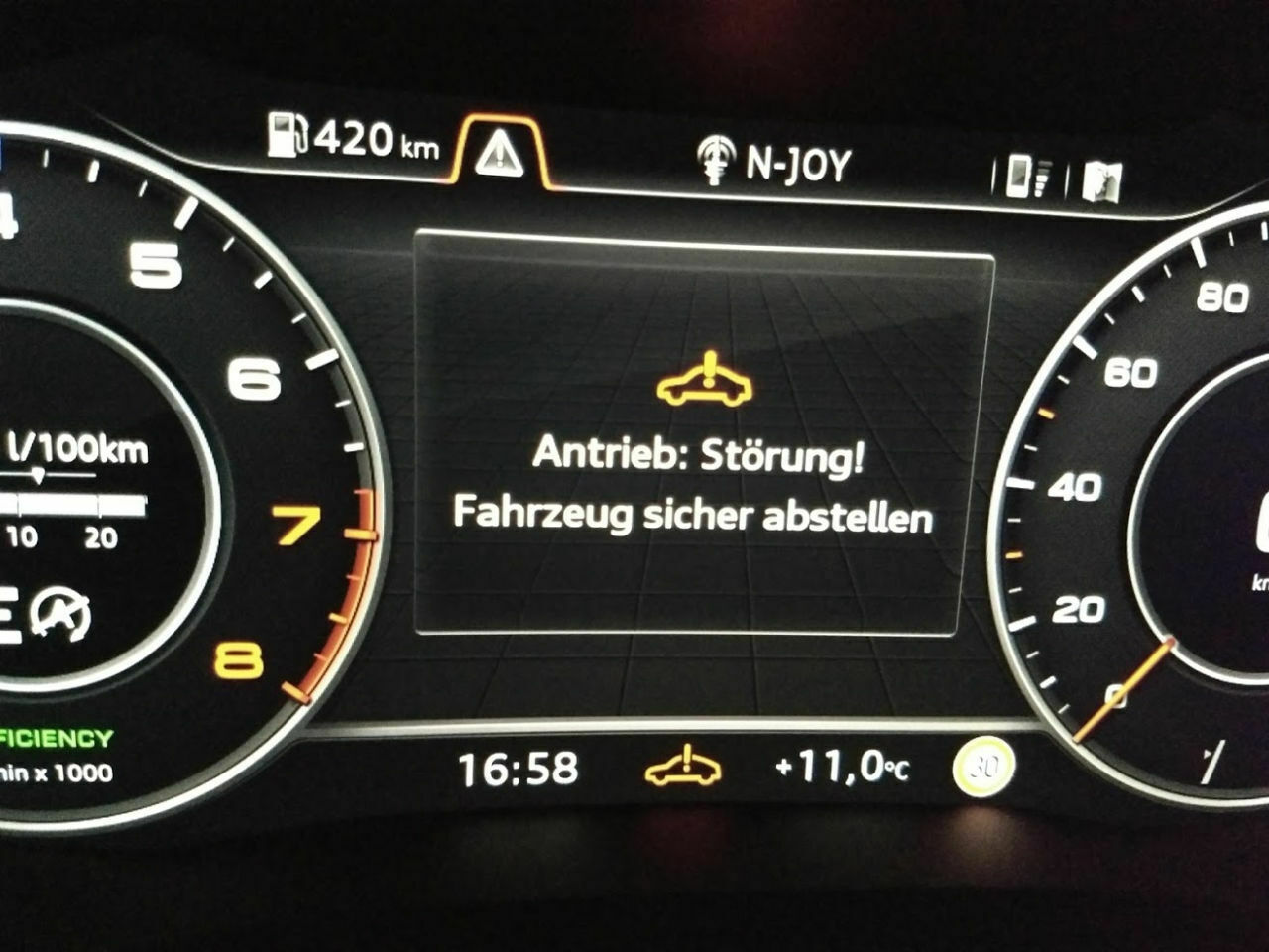 Fehlermeldung Motorsteuerung defekt