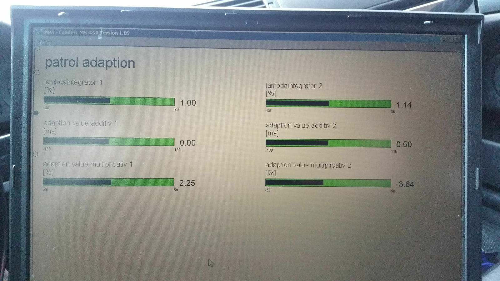 Fehlerspeicher Signal Lambdasonde