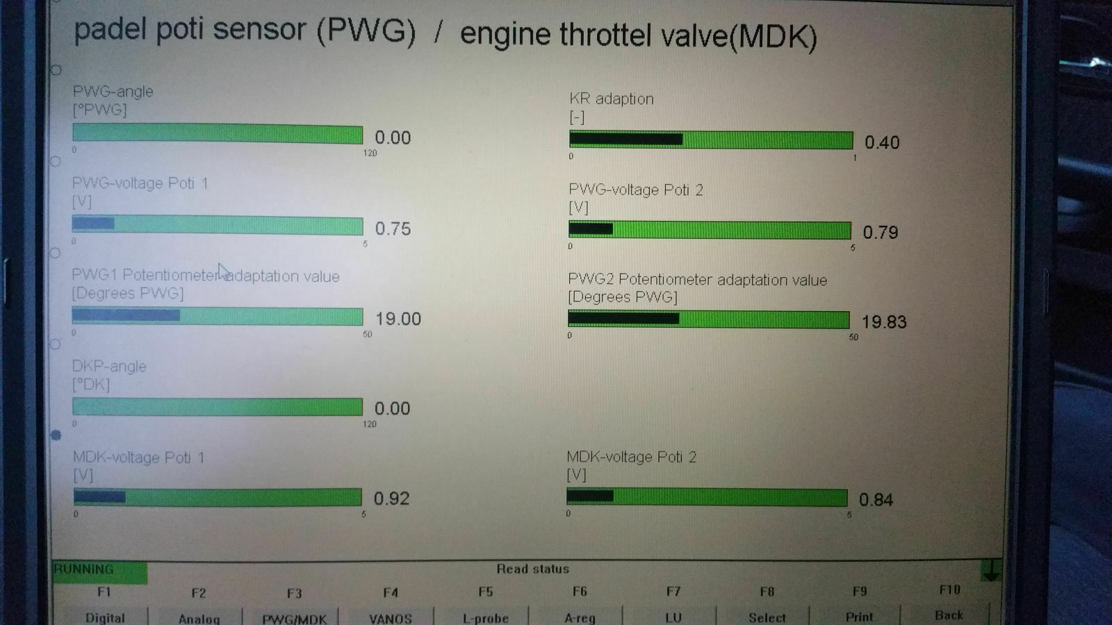 Fehlerspeicher Signal Lambdasonde