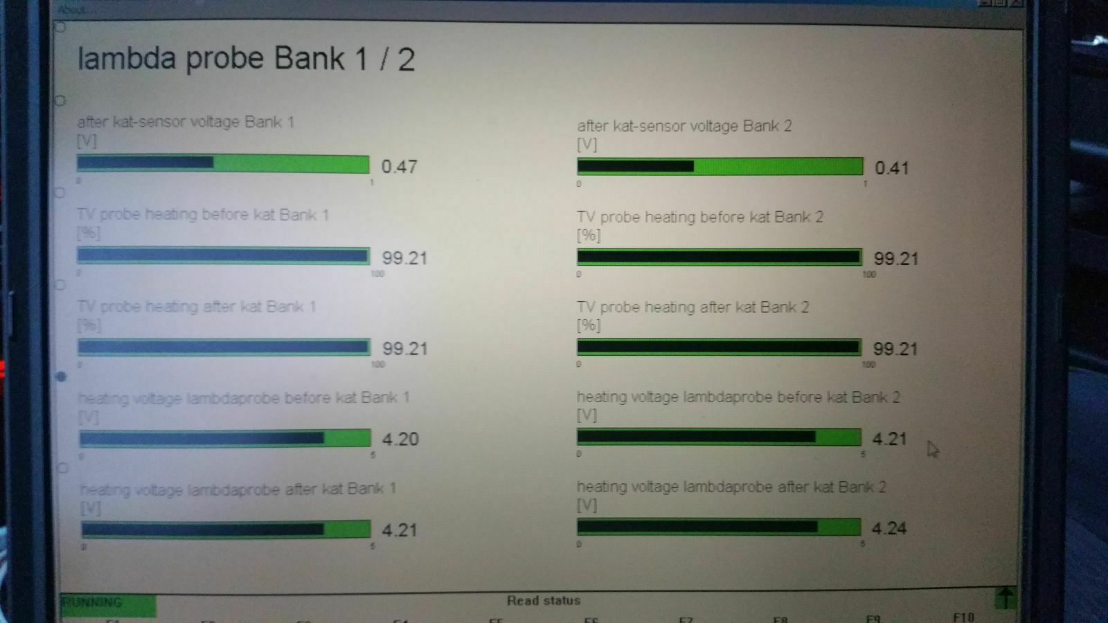 Fehlerspeicher Signal Lambdasonde