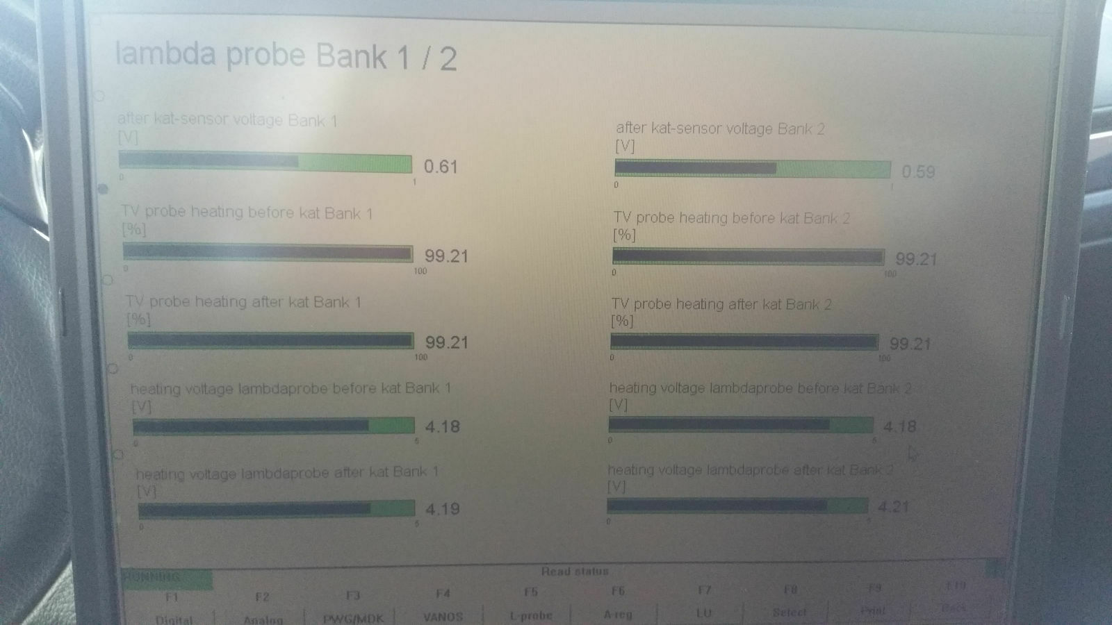 Fehlerspeicher Signal Lambdasonde